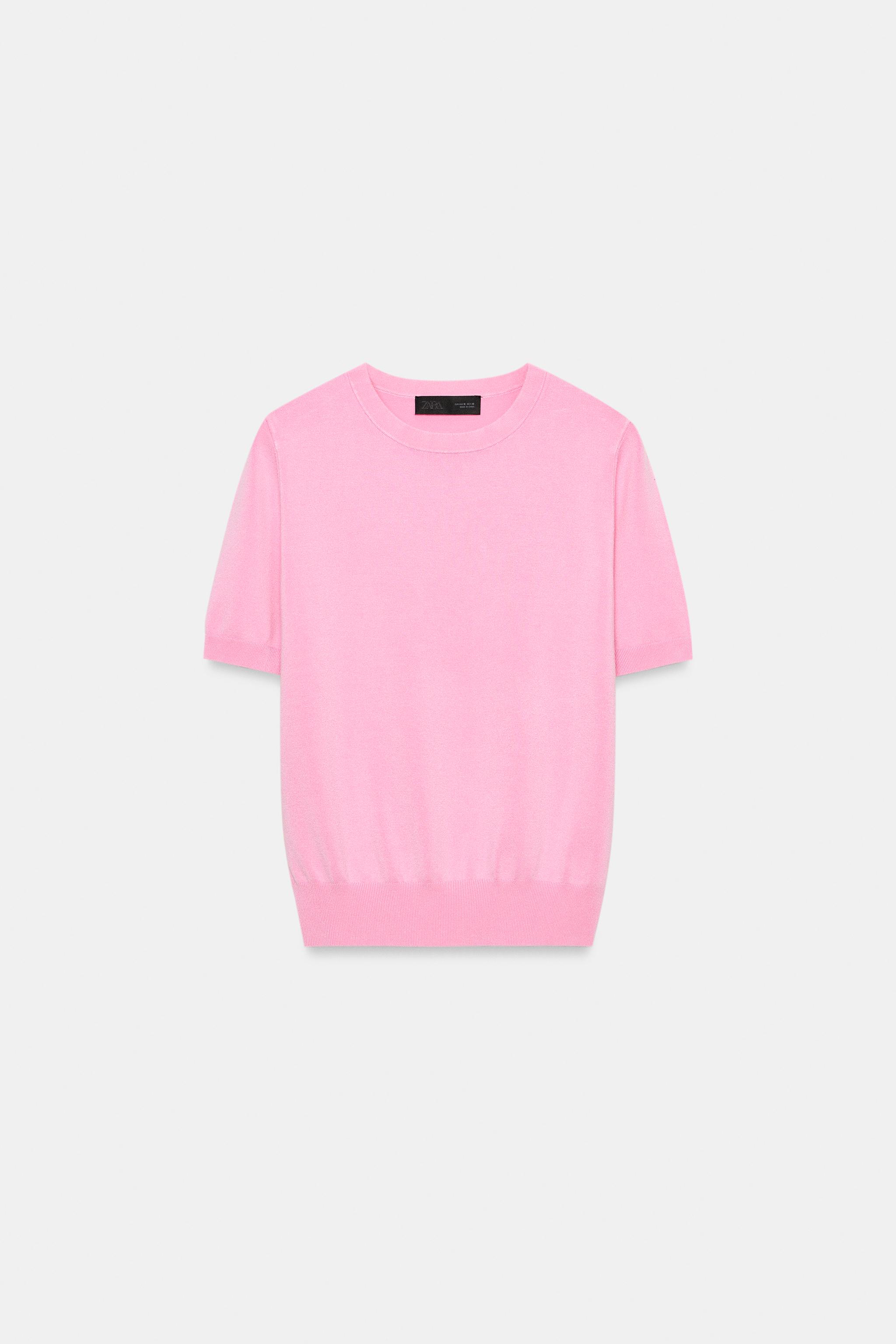 SHORT SLEEVE BASIC KNIT JUMPER